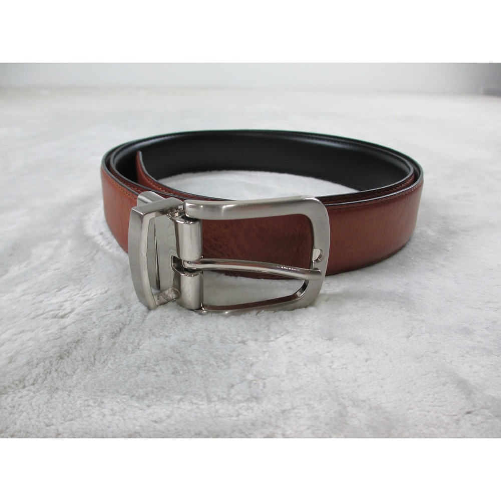 Cole Haan Brown Reversible Dress Belt - Genuine Leather - Men's Size 40/100*